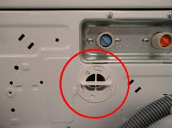 lg washing machine leaking from air vent